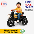 Classic Kids Pedal Ride-On Tricycle with Vintage Styling