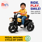 Classic Kids Pedal Ride-On Tricycle with Vintage Styling