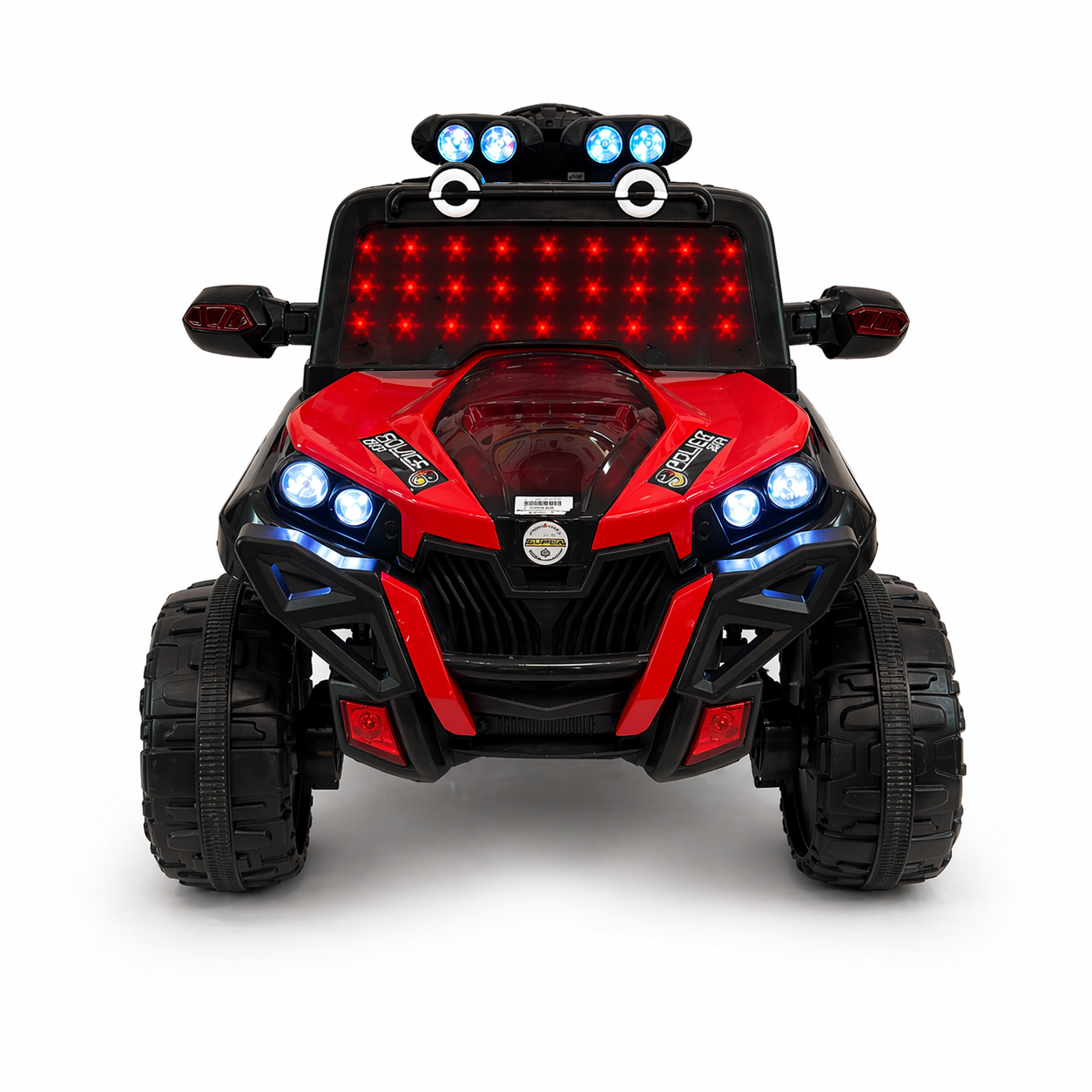 Kids Ride-On Electric Red Jeep 4x4