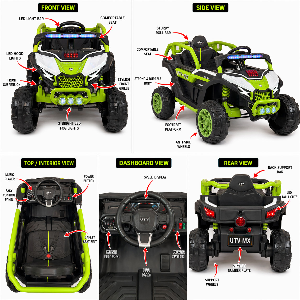 Premium Kids Electric Off-Road Car