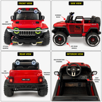 4x4 Kids Electric SUV Ride-On Red Car