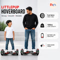 Self-Balancing Hoverboard with LED Lights & Anti-Slip Footpads