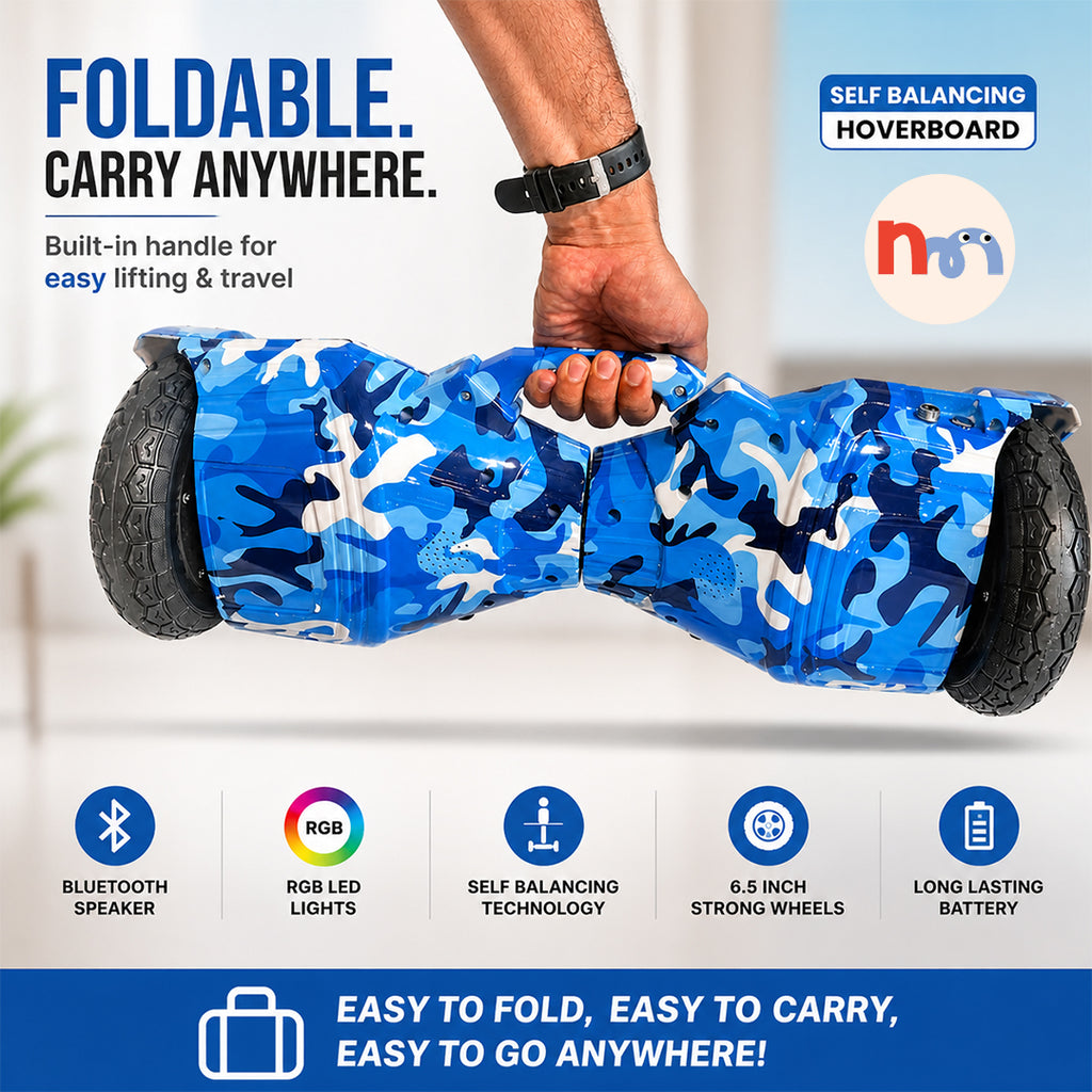 Blue Camo Self-Balancing Hoverboard