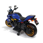 Blue Sport Style Kids Electric Ride-On Bike
