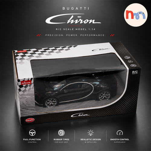 Black Bugatti Chiron RC Remote Control Car