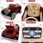 Luxury Kids Ride-On Vintage Car