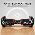 Self-Balancing Hoverboard with LED Lights & Anti-Slip Footpads
