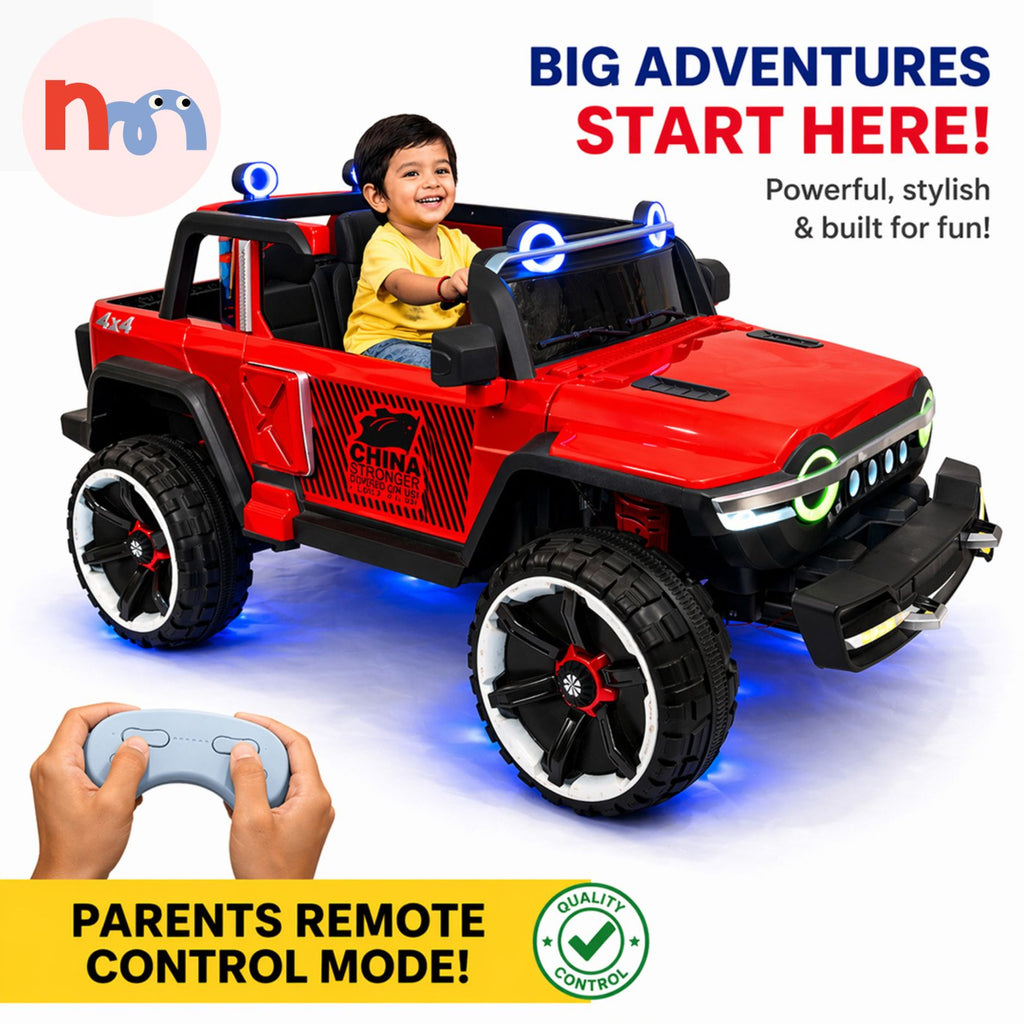 4x4 Kids Electric SUV Ride-On Red Car