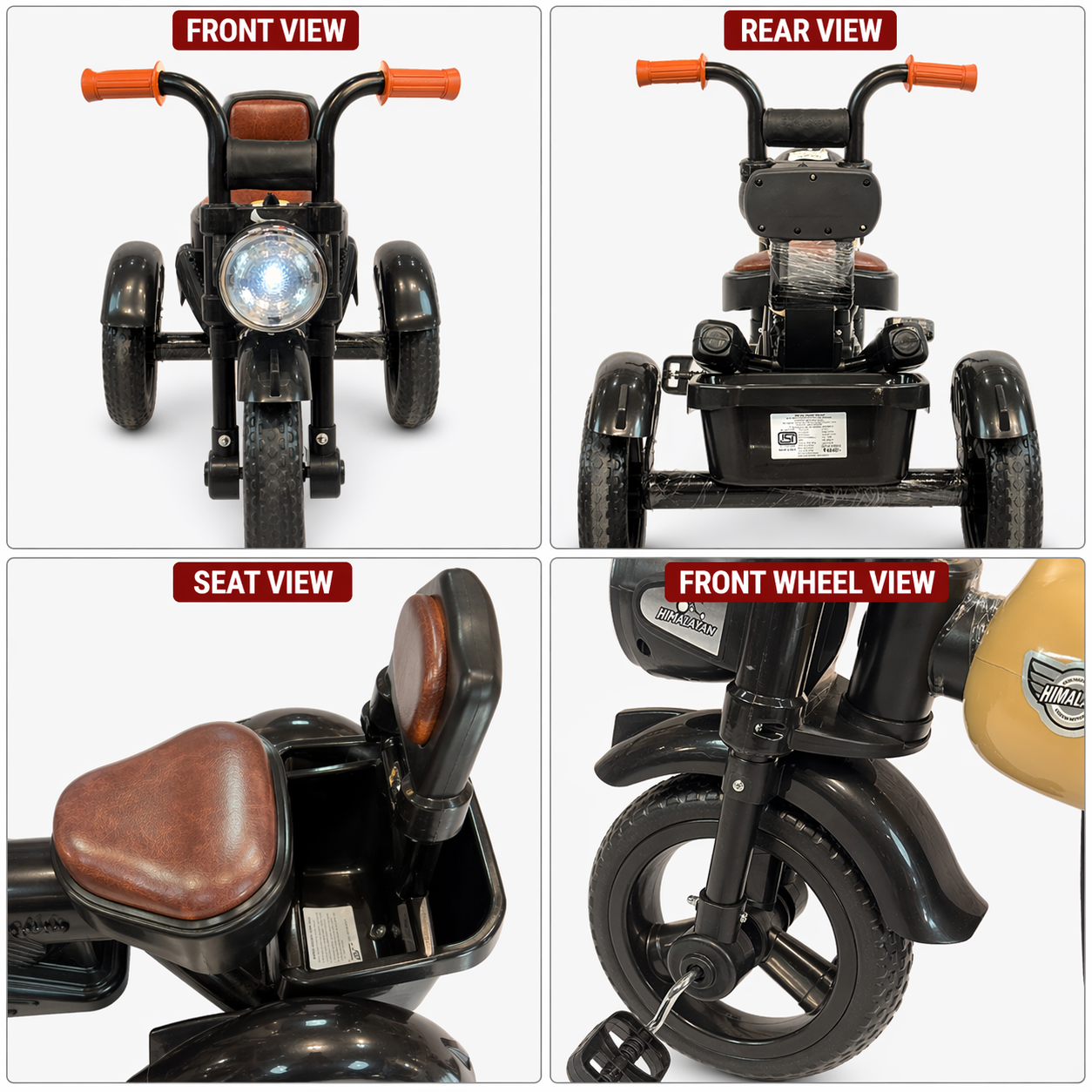 Classic Kids Pedal Ride-On Tricycle with Vintage Styling