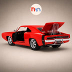 Red 1970 Dodge Charger R/T RC Remote Control Car