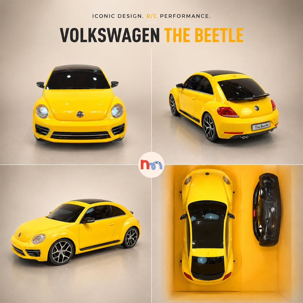 Yellow Volkswagen Beetle RC Remote Control Car
