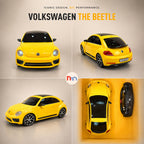 Yellow Volkswagen Beetle RC Remote Control Car