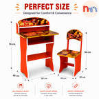 Masha & The Bear Kids Study Table & Chair Set