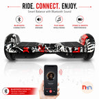 Self-Balancing Hoverboard with LED Lights & Anti-Slip Footpads