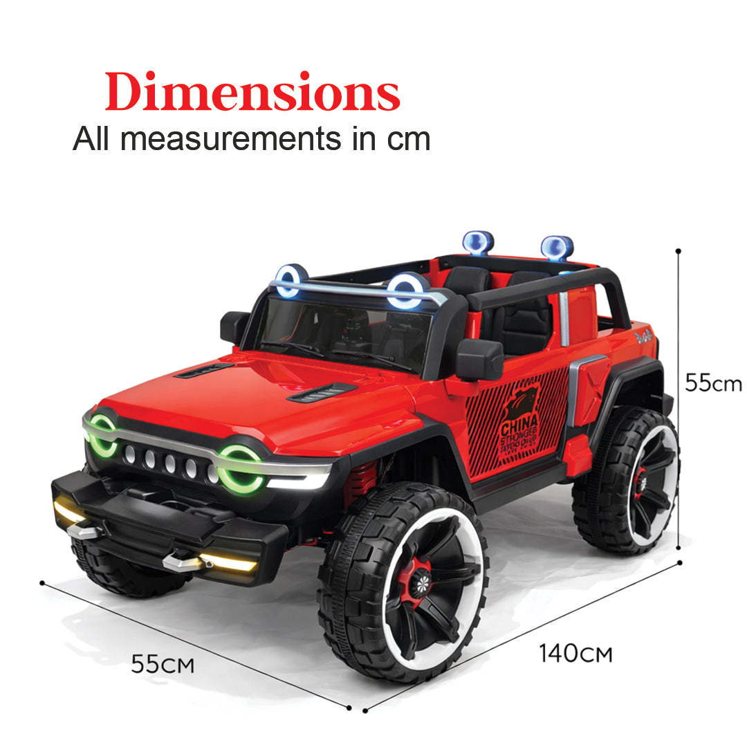 4x4 Kids Electric SUV Ride-On Red Car