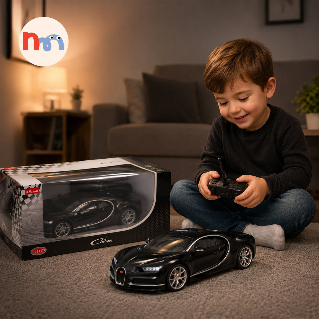 Black Bugatti Chiron RC Remote Control Car